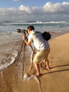 Joe Johnson shooting "Sunset Wave"