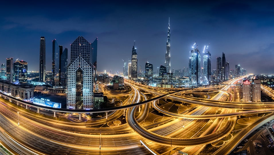 Panorama of Dubai